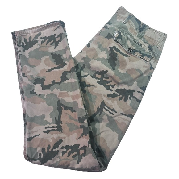 Levi's Jeans Mens 34x32 Camouflage White Tab Straight Leg Pants Hunting Outdoors - Picture 1 of 9